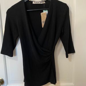 Michael Stars Front-to-Back Surplice Top